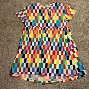 NWT Pride Target Multicolor Checkered Skater Dress Size Large